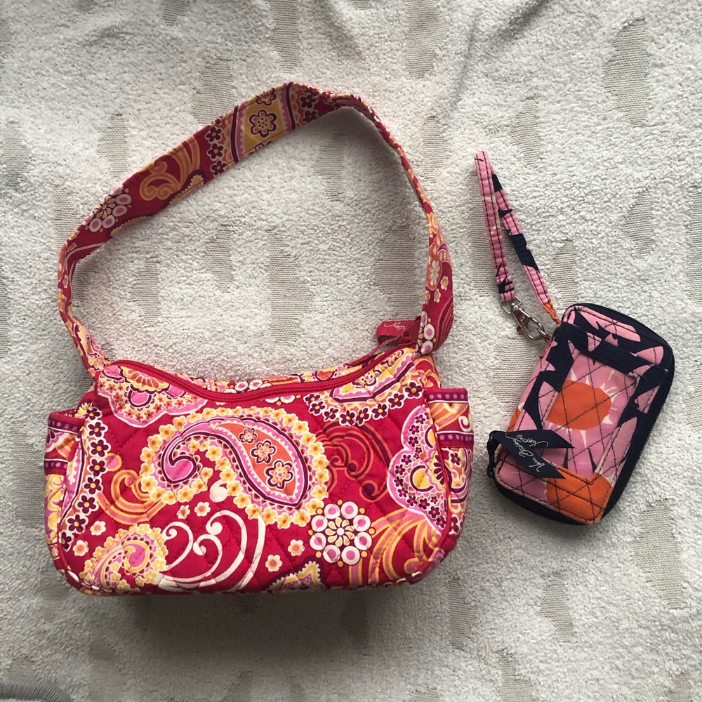 Vera Bradley Paisley Shoulder Bag & Free Gift !